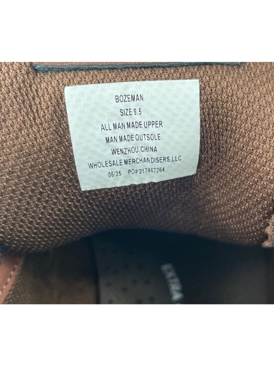 Falls Creek Boots Mens Size 9.5 Brown Bozeman Moc Toe Ankle Memory Foam Comfort main image 10
